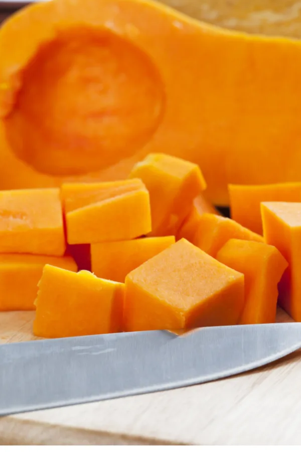 peeled and cubed butternut squash