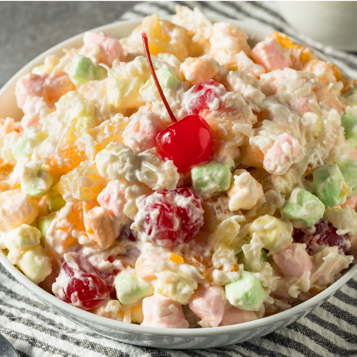 Ambrosia Salad - A Nostalgic Fruit Salad Recipe For Two