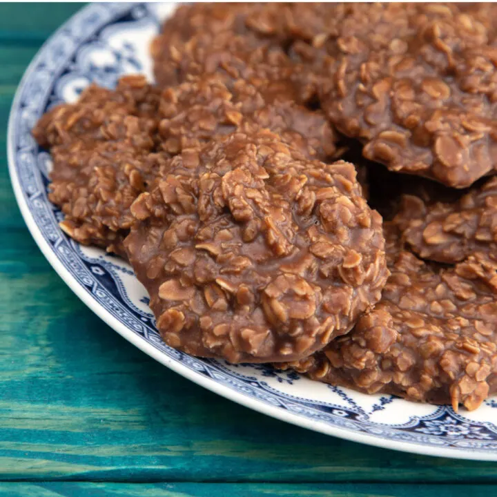 Chocolate peanut butter no bake cookies