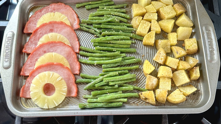 Christmas Dinner for Two - Easy Sheet Pan Meal