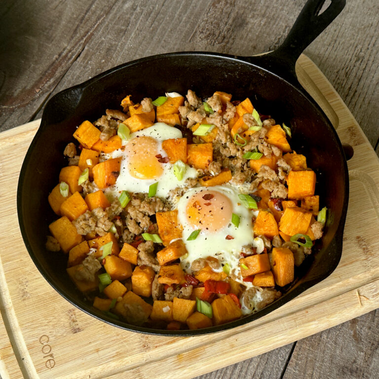 sweet potato sausage hash
