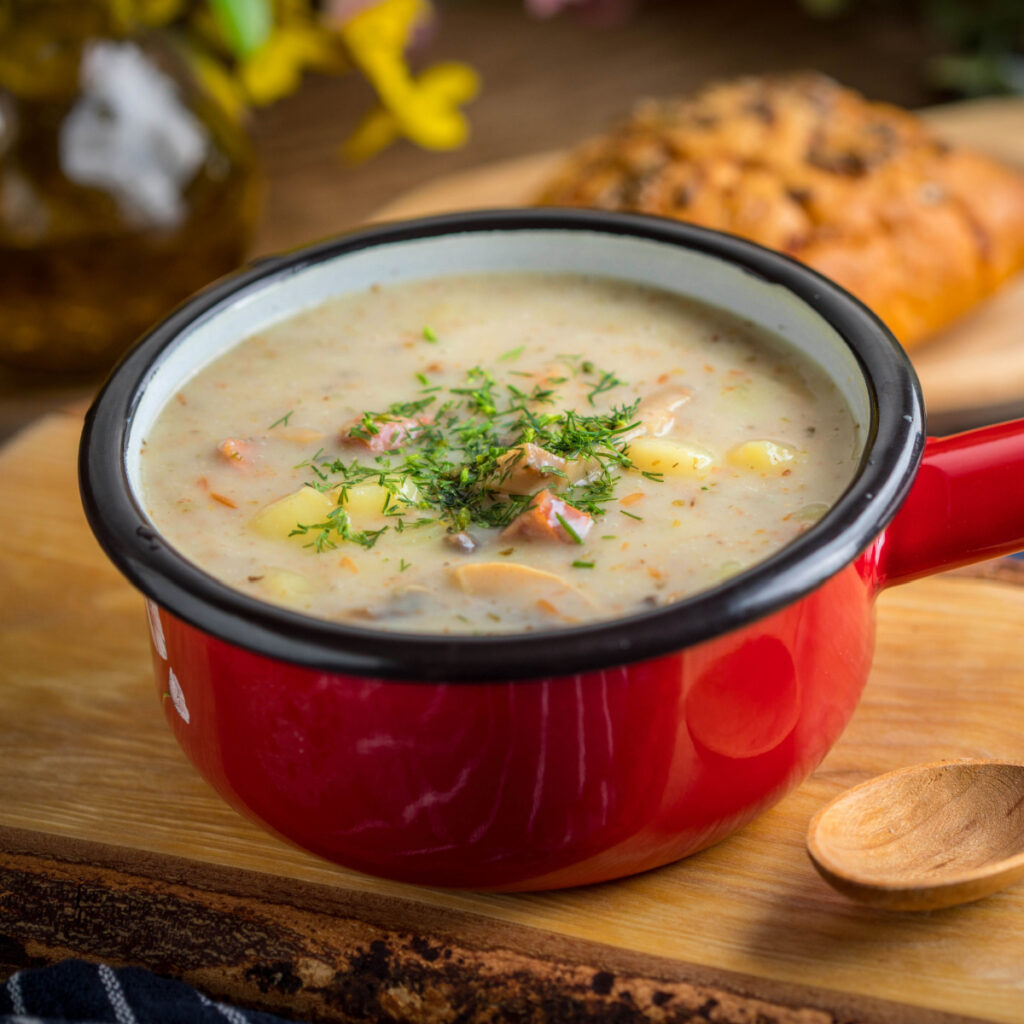 Leftover Ham and Potato Soup Recipe - icook for two