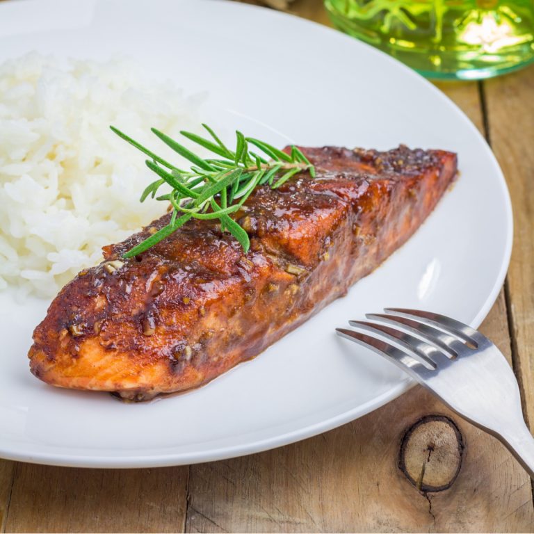 honey garlic salmon
