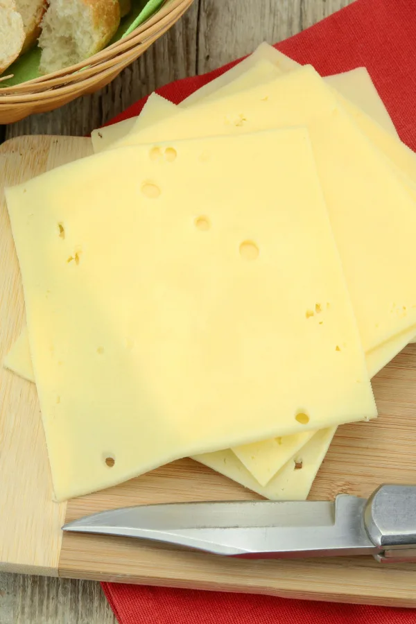 Gruyere cheese slices