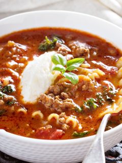 lasagna soup for two