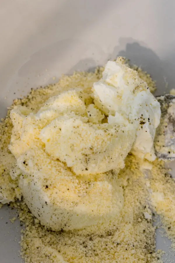 ricotta and Parmesan cheese