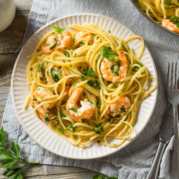 Garlic Butter Shrimp Scampi Recipe For Two