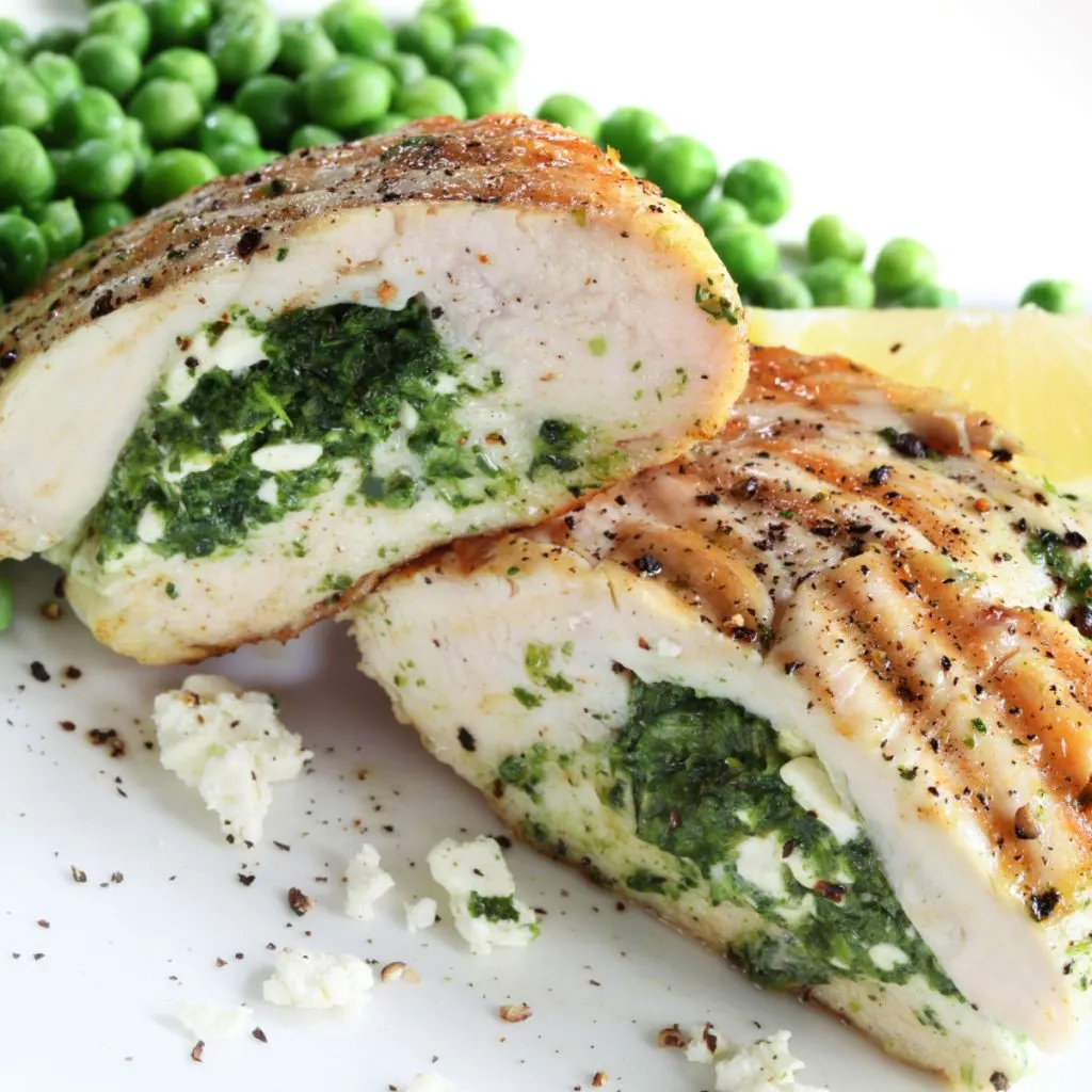 spinach and feta stuffed chicken breast