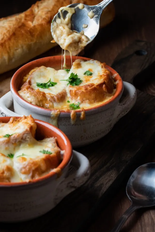 spoonful of French Onion Soup