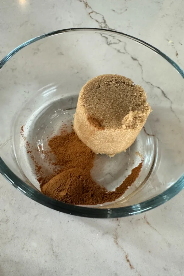 brown sugar and cinnamon in bowl