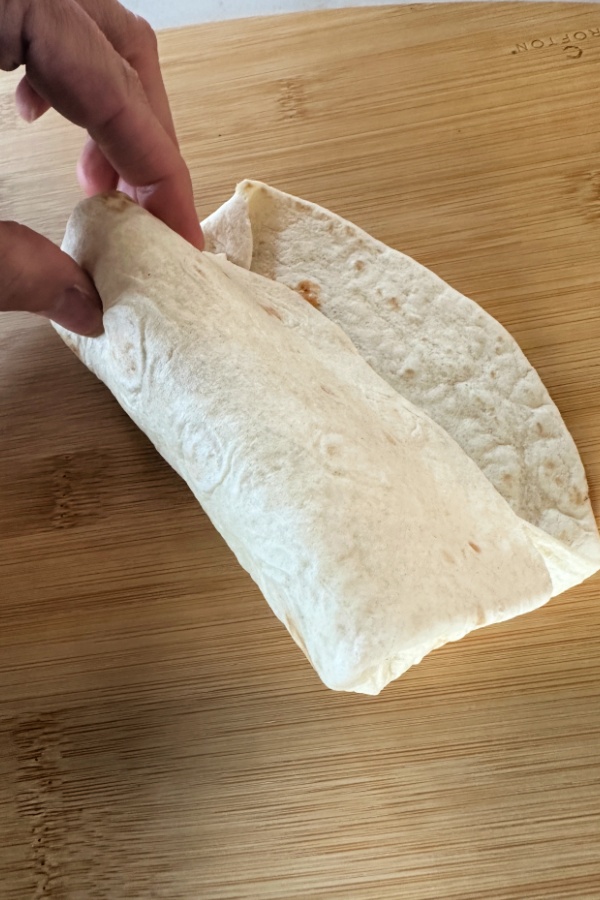 folding a burrito