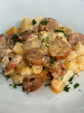 crock pot sausage and potato casserole
