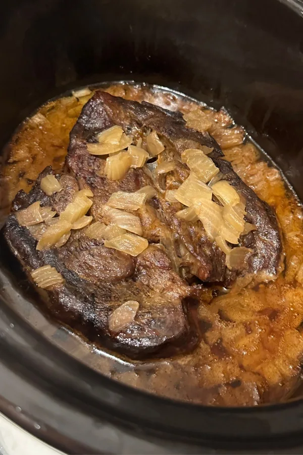 slow cooked chuck roast
