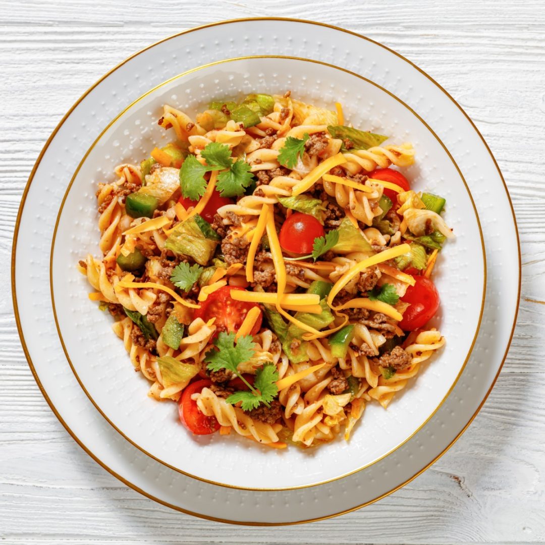 Taco Pasta Salad Recipe - An Easy Side Or Main Dish Recipe