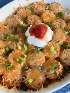 Mexican tater tot casserole