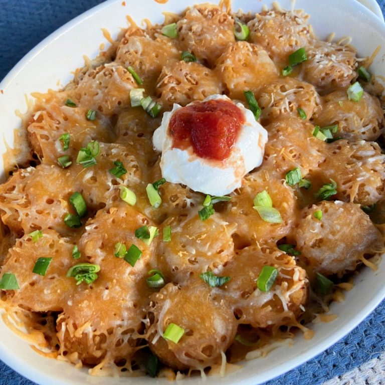 Mexican tater tot casserole