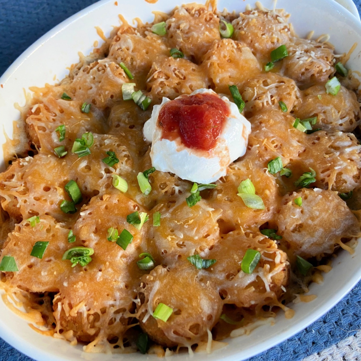Mexican tater tot casserole