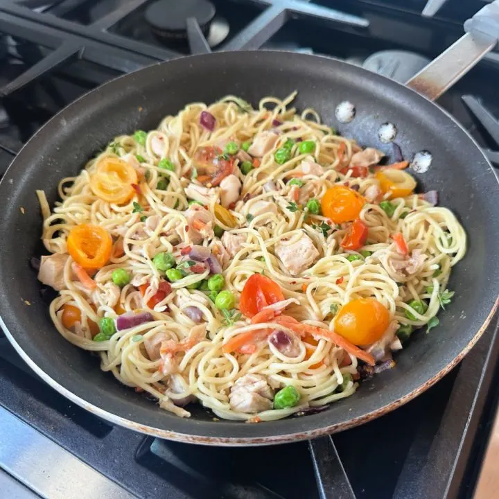 chicken pasta primavera