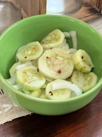 cucumber onion salad