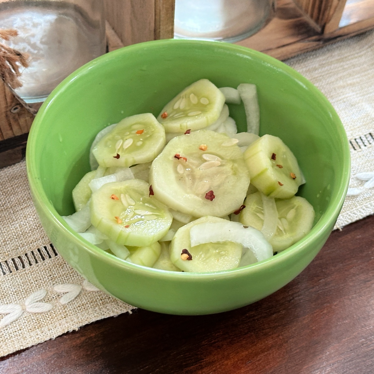 cucumber onion salad