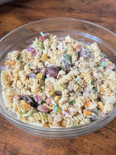 Southwest Ranch pasta salad