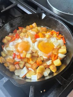 skillet potatoes and eggs