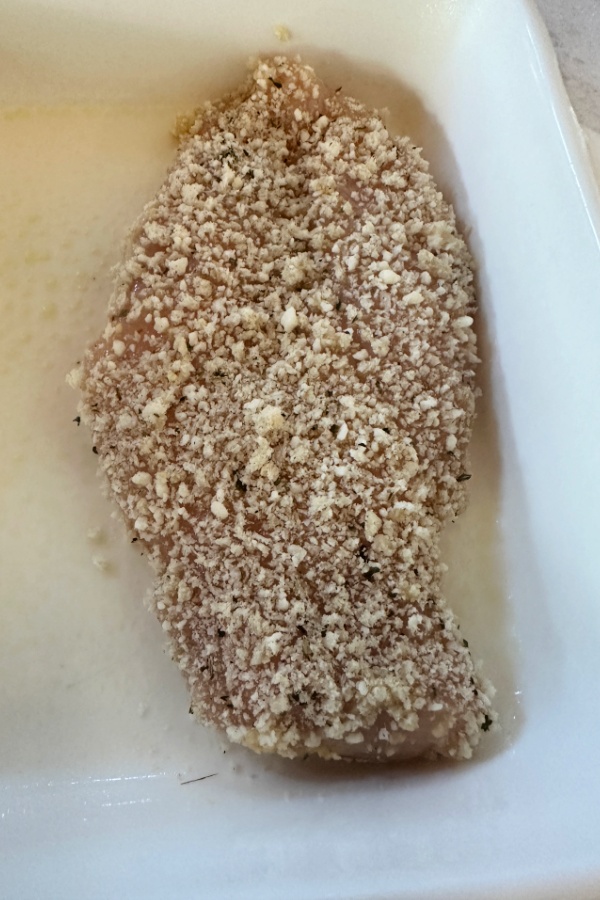 breadcrumb coated chicken