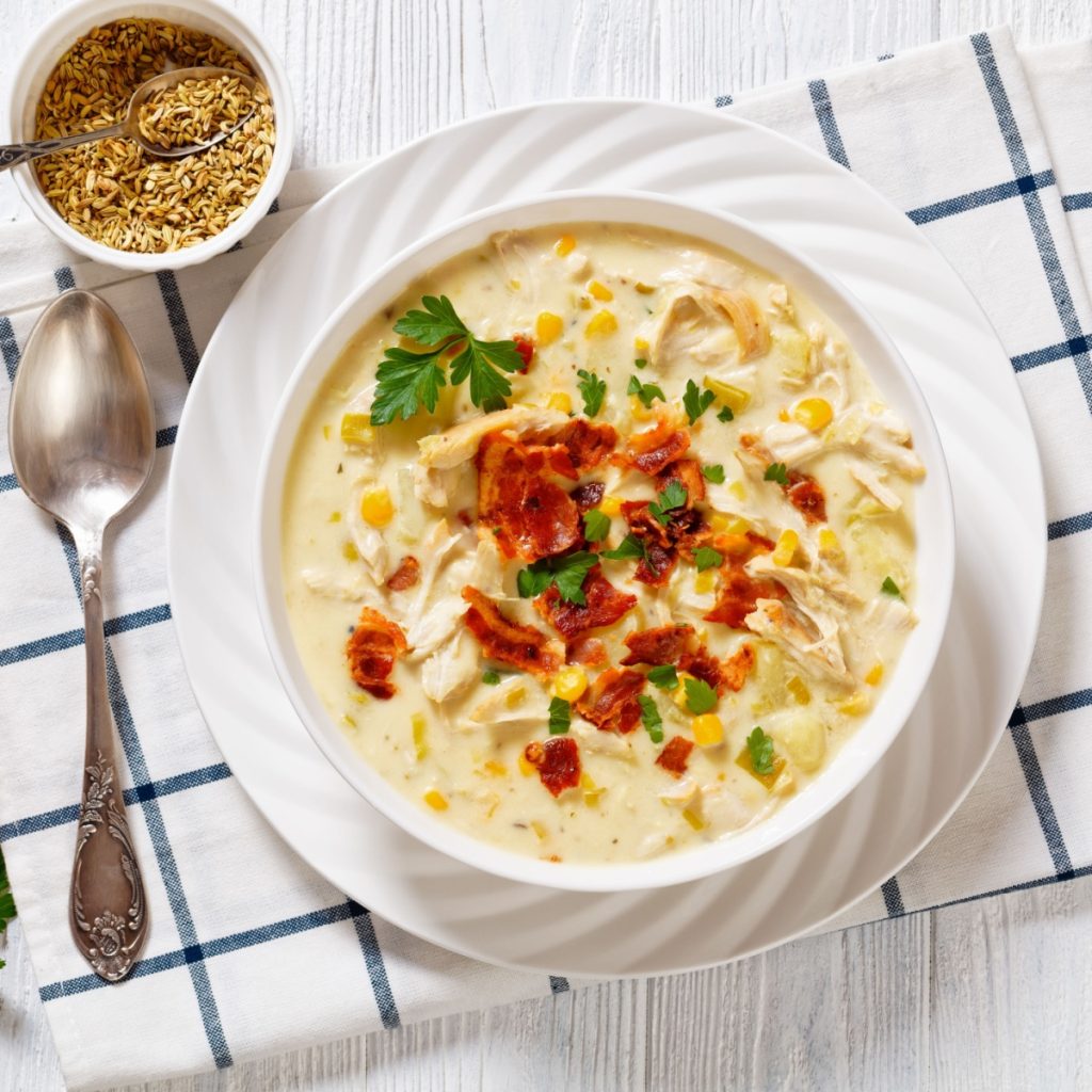 rotisserie chicken potato chowder