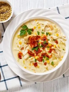 rotisserie chicken potato chowder