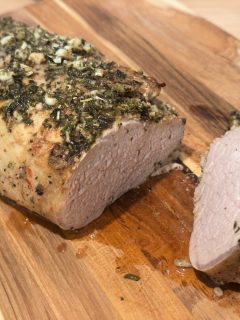 garlic butter pork tenderloin