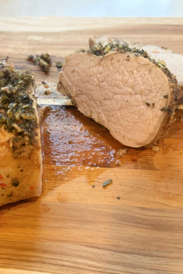 juicy garlic butter pork tenderloin