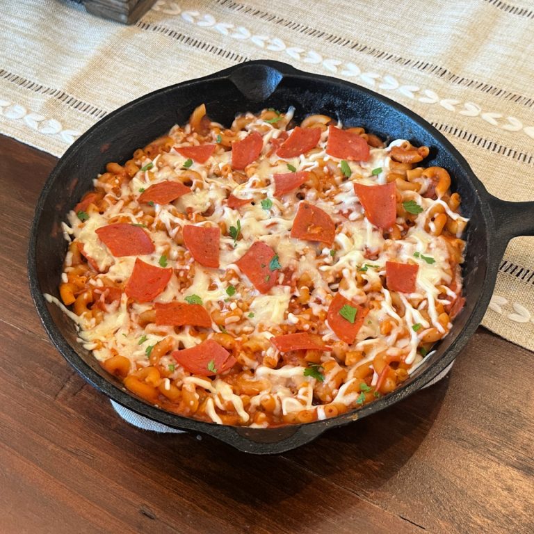 pizza pasta skillet