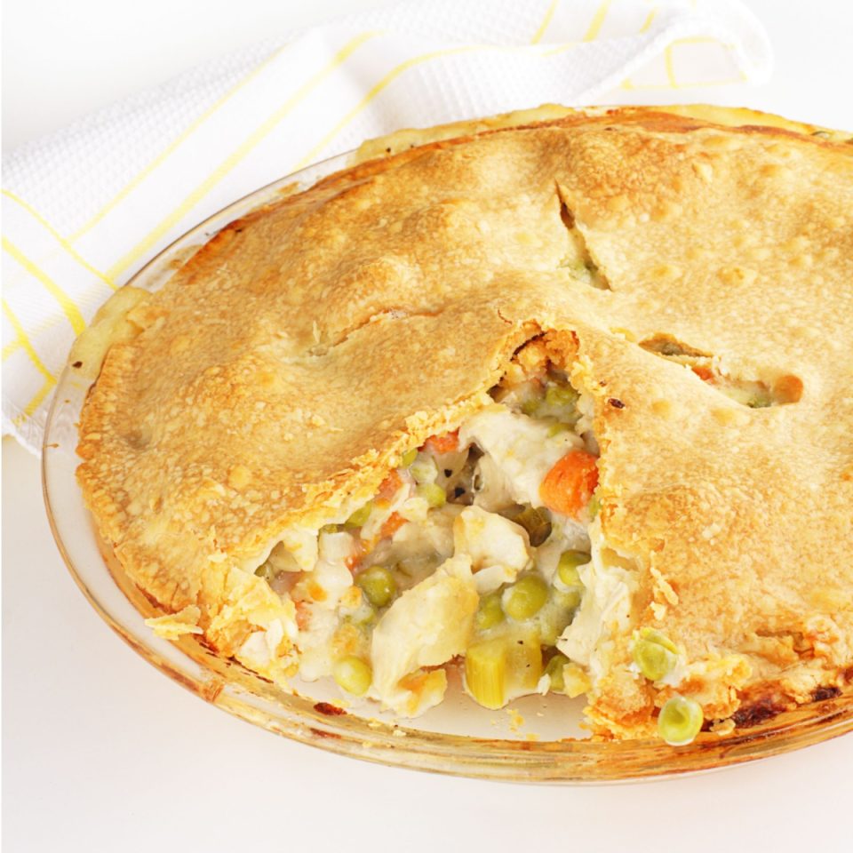 Easy Chicken Pot Pie Recipe With A Crescent Roll Crust