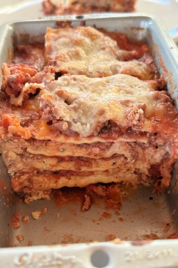 loaf pan lasagna