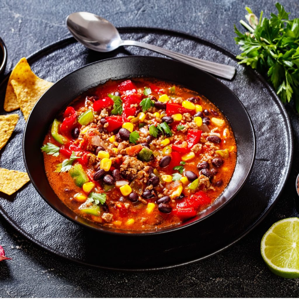 easy taco soup for two