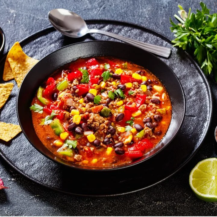 easy taco soup for two