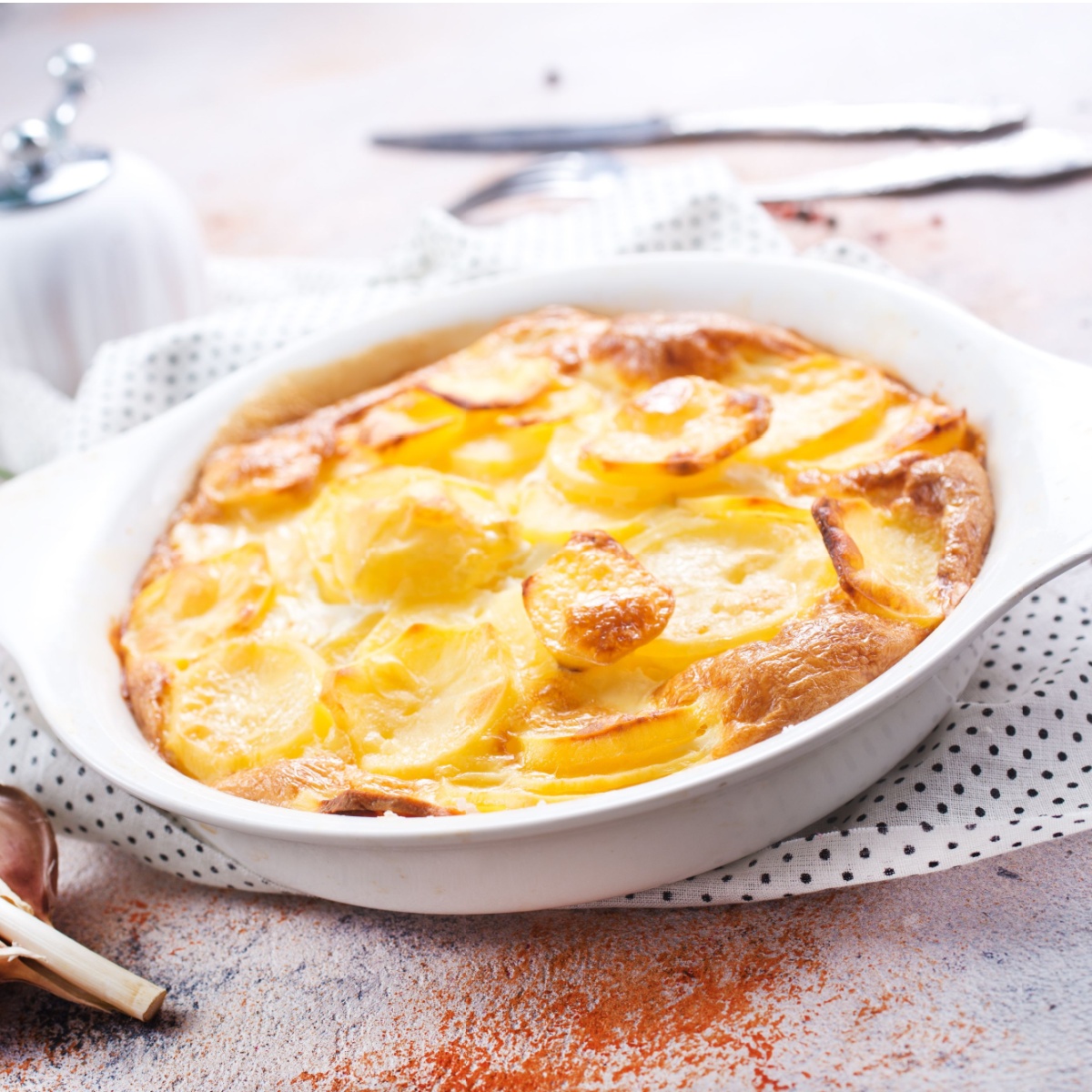 peppered scalloped potatoes