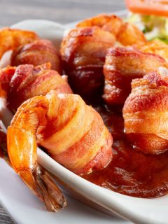 bacon wrapped shrimp