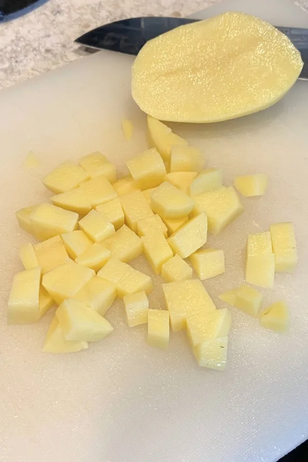 diced yukon gold potatoes