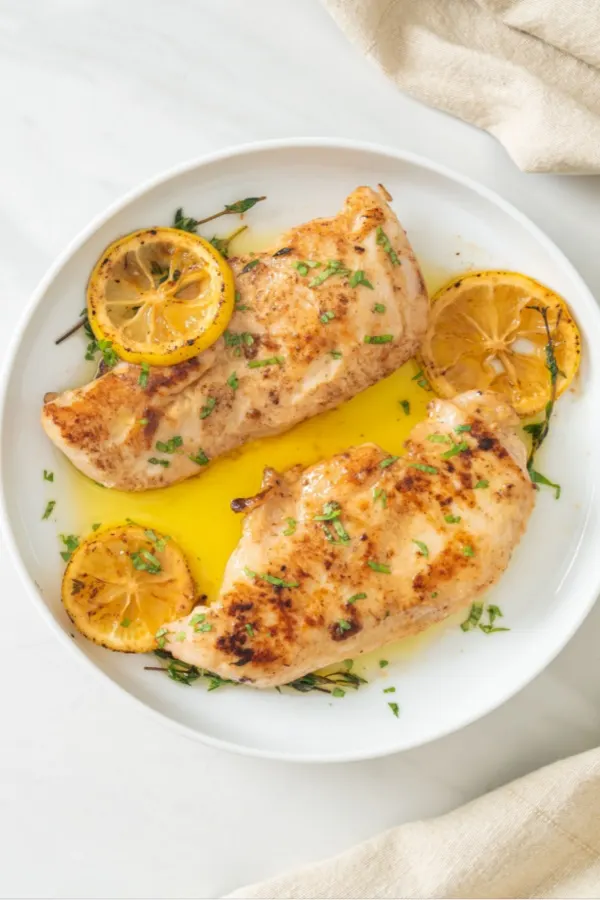 lemon garlic chicken breast dinner