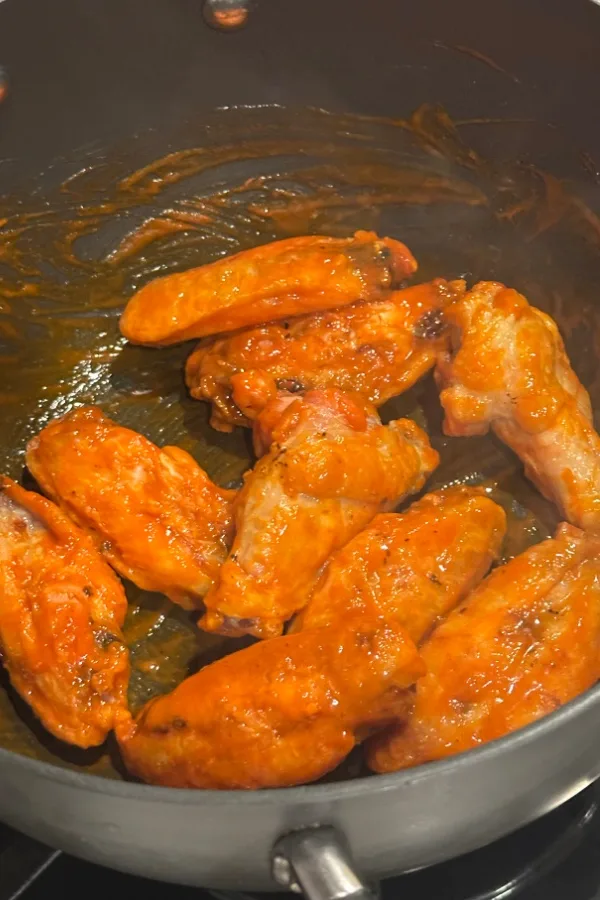 wings in buffalo sauce