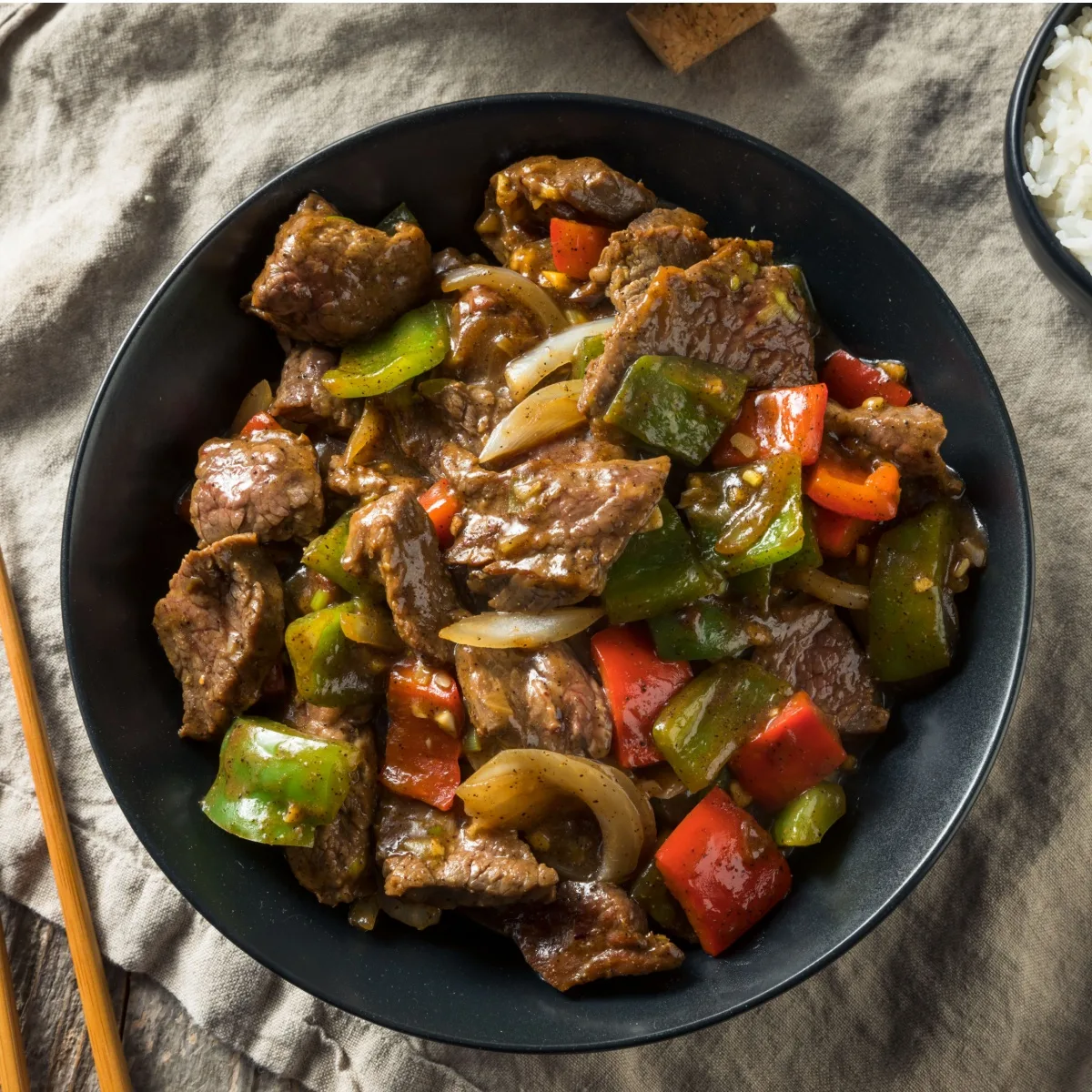pepper steak stir fry