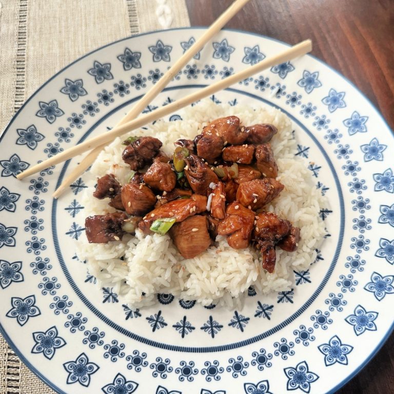 bourbon chicken for two