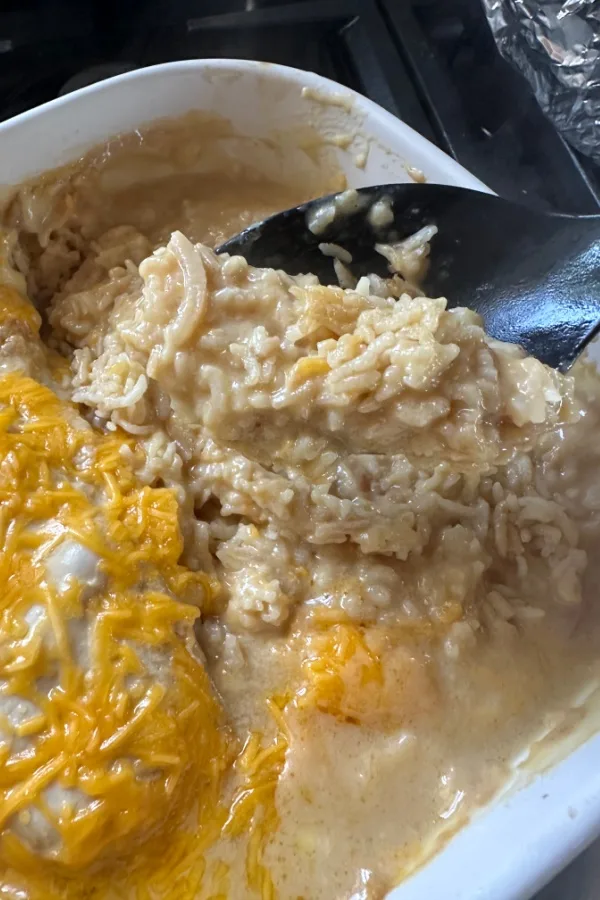 easy chicken and rice cooked