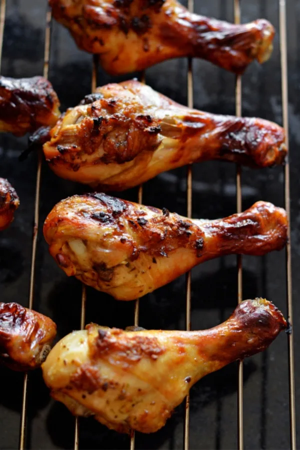 chicken on grill