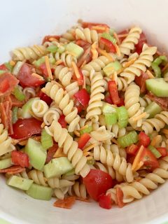 easy pasta salad for two