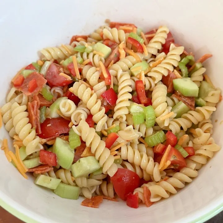 easy pasta salad for two