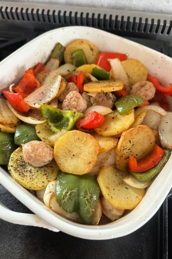 sausage and potato bake