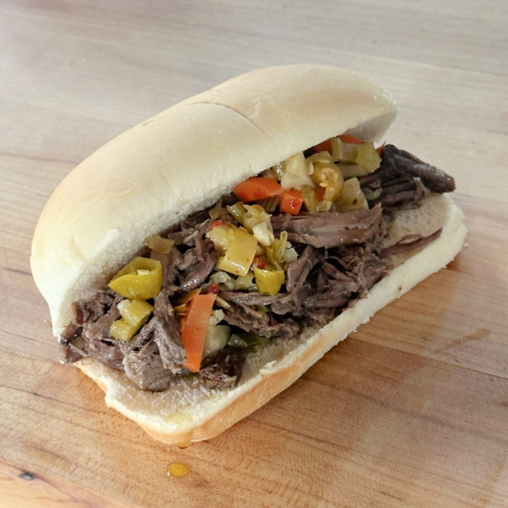 crock pot Italian Beef Sandwiches
