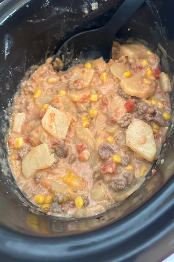 crock pot ground sausage and potatoes